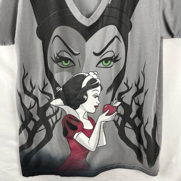Disney Snow White V-Neck T-Shirt Women's Size S - Picture 2 of 8